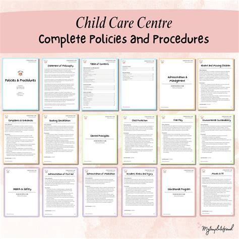 US childcare policy documents