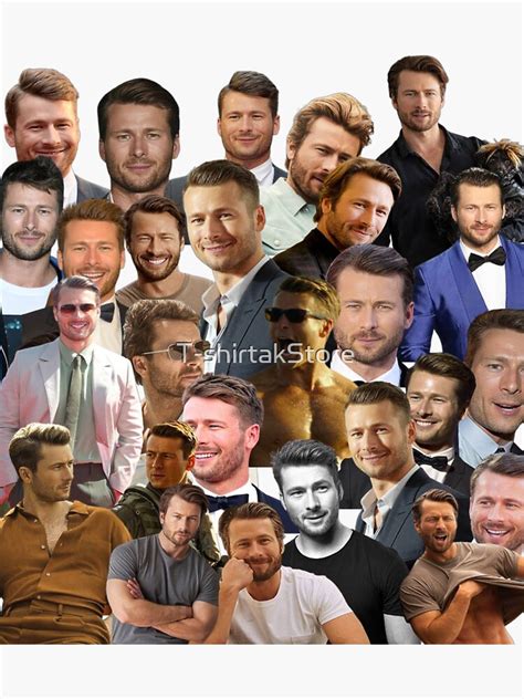 Glen Powell movies collage