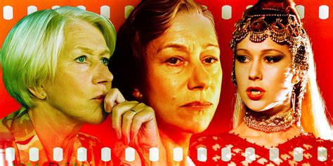 Helen Mirren movies collage