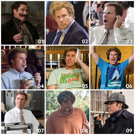 Will Ferrell comedy movies collage