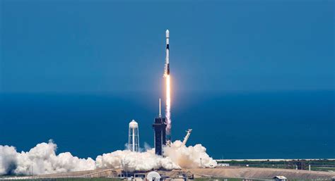 SpaceX rocket launch and landing